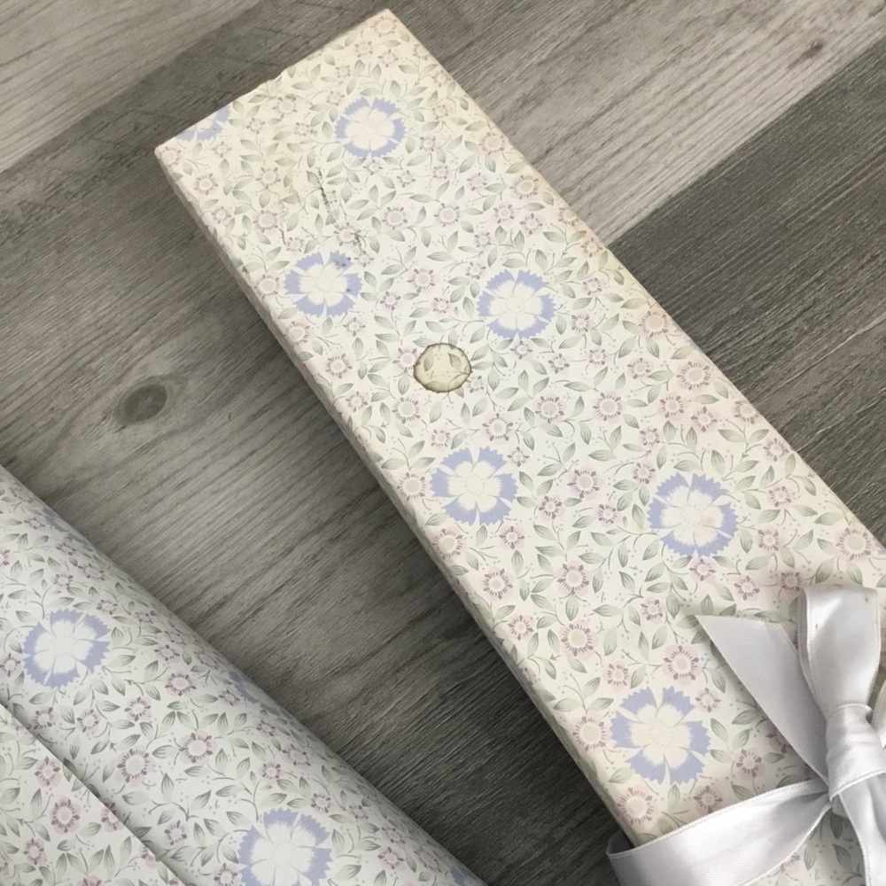 ✨Vintage Scented Blue Floral Drawer Liner Paper in Box - Picture 3 of 8